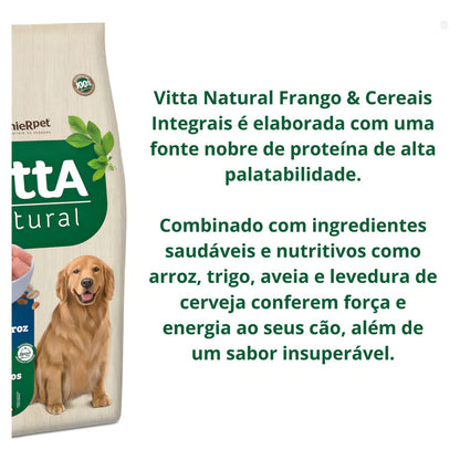 Alimento Premier Pet Vitta Natural Ração Cachorro Adulto 15k
